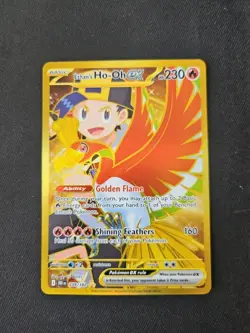Pokemon TCG Ethan's Ho-Oh ex 239/182 Holo Hyper Rare Sv10: Destined Rivals - Image 1