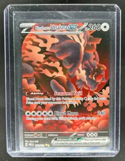 2025 Pokemon Prismatic Bloodmoon Ursaluna ex Special Illustration Rare #168/131 - Image 1