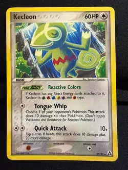 Pokemon Ex Legend Maker Kecleon Uncommon (37/92) NM - Image 1