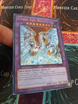 Yugioh Cyber End Dragon Misprint SDCS-EN041 Ultra Rare 1st Edition Near Mint - Image 2