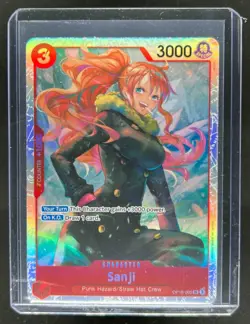 2025 One Piece Royal Blood Sanji Super Rare SR #OP10-005 - Image 1