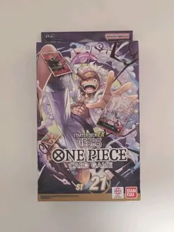 One Piece CCG EN - GEAR5 (ST-21) Sealed Starter Deck EX w/ Bonus Pack - Image 1