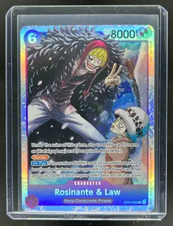 2026 One Piece The Azure Seas Seven Rosinante & Law Extra Booster SR #EB04-038 - Image 1