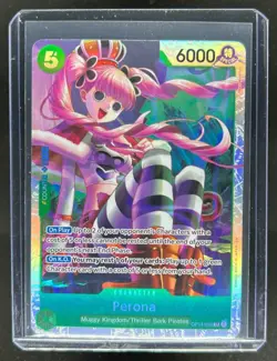 2026 One Piece The Azure Seas Seven Perona Super Rare SR #OP14-033 - Image 1