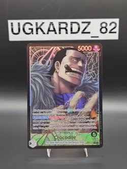 One Piece Crocodile Azure Sea’s Seven English (Alt Art) Leader OP14-079 - Image 1