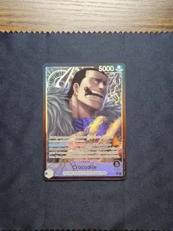 One Piece Crocodile Azure Sea’s Seven English (Alt Art) Leader OP14-079 - Image 3