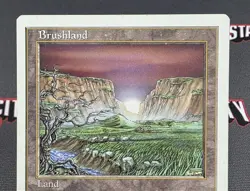 MTG Brushland - 5th Edition Magic the Gathering Card # 412 - Image 3