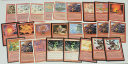 MTG Magic The Gathering Red Rare Lot of 50 Cards DMG/PR/HP Played RD2 - Image 2