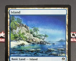 MTG Island- Signed -DD: Phyrexia vs. the Coalition Magic the Gathering Card # 68 - Image 3
