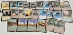 MTG Magic The Gathering Land Rare Lot of 50 Cards DMG/PR/HP Played L2 - Image 2