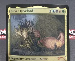 MTG FOIL Sliver Hivelord- DAMAGED - Signed -Secret Lair Drop Magic Card # 276 - Image 3