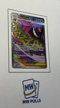 Pokemon Mega Gengar EX Full Art Holo 269/217 ASC CN Psychic Card - Image 3