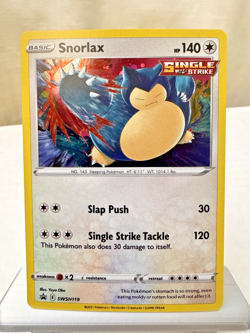 Snorlax Holo SWSH119 Black Star Promo Card Near Mint/NM - Pokemon TCG - Image 1