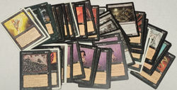 MTG Magic The Gathering Black Rare Mythic Lot of 50 Cards DMG/PR/HP Played K1 - Image 1