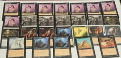 MTG Magic The Gathering Black Rare Mythic Lot of 50 Cards DMG/PR/HP Played K1 - Image 3