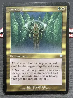MTG Sterling Grove - Invasion Magic the Gathering Card # 278 - Image 1