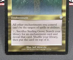 MTG Sterling Grove - Invasion Magic the Gathering Card # 278 - Image 4