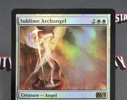 MTG FOIL Sublime Archangel- Signed - Magic 2013 Magic the Gathering Card # 036 - Image 3