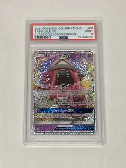 2021 Pokemon Celebrations Tapu Lele GX Guardians Rising #60 Mint PSA 9 Card - Image 1