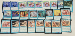 MTG Magic The Gathering Blue Rare Mythic Lot of 50 Cards DMG/PR/HP Played BU1 - Image 2