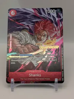 Shanks P-083 Championship Tournament Promo CS One Piece Card English - Image 2