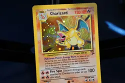 Sweet Swirl! Charizard 4/130 - Base Set 2 Pokemon Card Holo LP - Image 1