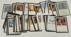 MTG Magic The Gathering White Rare Mythic Lot of 50 Cards DMG/PR/HP Played WH1 - Image 1