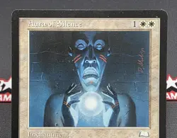 MTG Aura of Silence - Weatherlight Magic the Gathering Card # 007 - Image 3