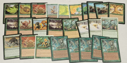 MTG Magic The Gathering Green Rare Mythic Lot of 50 Cards DMG/PR/HP Played GR1 - Image 2