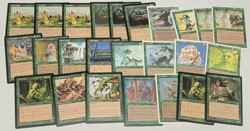 MTG Magic The Gathering Green Rare Mythic Lot of 50 Cards DMG/PR/HP Played GR1 - Image 3