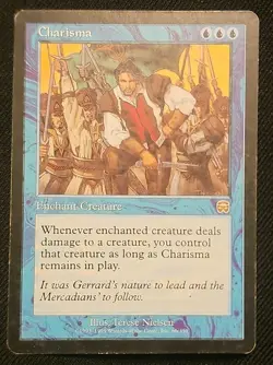 MTG 🔥🔥 Charisma 🔥🔥Mercadian Masques 🌟 Rare 🌟 LP/NM Magic the Gathering - Image 1