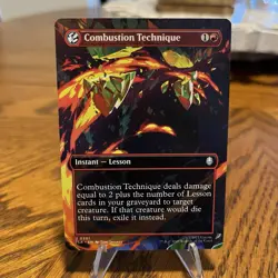 Combustion Technique (Borderless) Avatar: The Last Airbender Regular MTG - Image 1