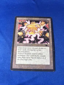 CURSED RACK MP Antiquities Original mtg Magic fast shipping - Image 1