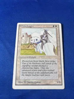 WHITE KNIGHT MP Unlimited Vintage mtg Magic fast shipping - Image 1