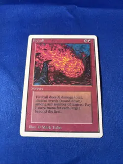 FIREBALL MP Unlimited Vintage mtg Magic fast shipping - Image 1