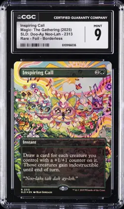 2025 MAGIC THE GATHERING SLD DOO-AY NOO-LAH #2313 INSPIRING CALL CGC 9 - Image 1