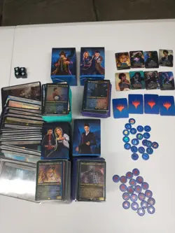 Magic The Gathering Doctor Who Commander Deck Set Of 4, Open And Sleeved - Image 1