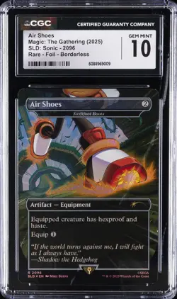 2025 MAGIC: THE GATHERING SLD: SONIC #2096 AIR SHOES CGC 10 GEM MINT - Image 1