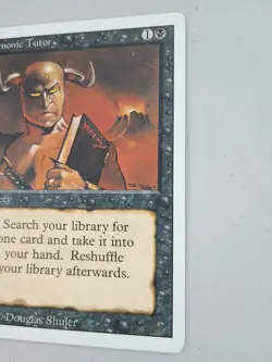 MTG Magic the Gathering Demonic Tutor Revised Edition LP - Image 3