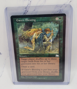 Magic The Gathering Gaea's Blessing Weatherlight 1997 MTG - Image 1