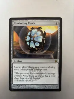 MTG Unwinding Clock New Phyrexia Regular - Image 1