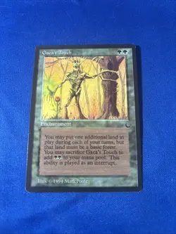 GAEA’S TOUCH LP+ The Dark Vintage mtg Magic fast shipping - Image 1