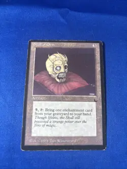 SKULL OF ORM MP The Dark Original mtg Magic fast shipping - Image 1