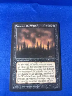 SEASON OF THE WITCH LP The Dark Reserved List mtg Magic fast shipping - Image 1