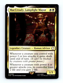 #108 2024 Fallout PIP * MacCready, Lamplight Mayor Rare - Image 1