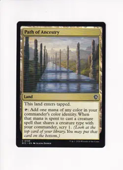 MAGIC THE GATHERING MTG COMMANDER: LORWYN ECLIPSED PATH OF ANCESTRY (#2) - Image 1