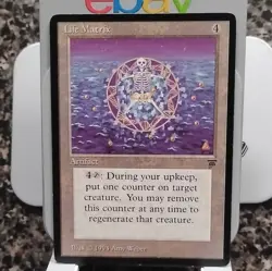 Magic: The Gathering Life Matrix Artifact 1994 Legends Amy Weber 4 - Image 1