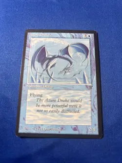 AZURE DRAKE NM- Legends Original mtg Magic fast shipping - Image 1