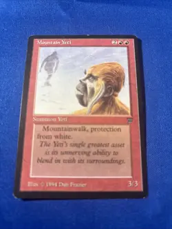 MOUNTAIN YETI LP Legends Original mtg Magic fast shipping - Image 1