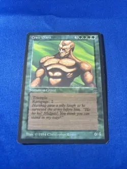 CRAW GIANT LP Legends Original mtg Magic fast shipping - Image 1